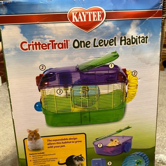 Kaytee Small Pets Hamster Cage Kaytee Crittertrail One Level